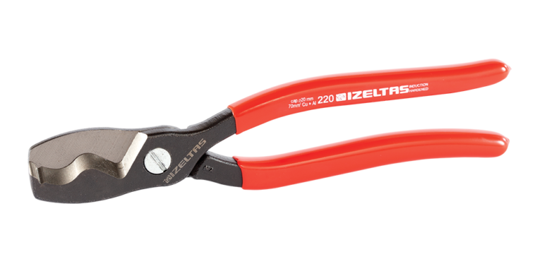 CIFT AGIZLI KABLO KESICI 220 MM IZELTAS